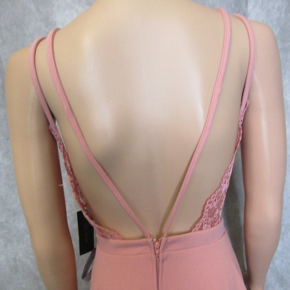 CITY STUDIO Pink Halter FnF Party Dress - Picture 4 of 5